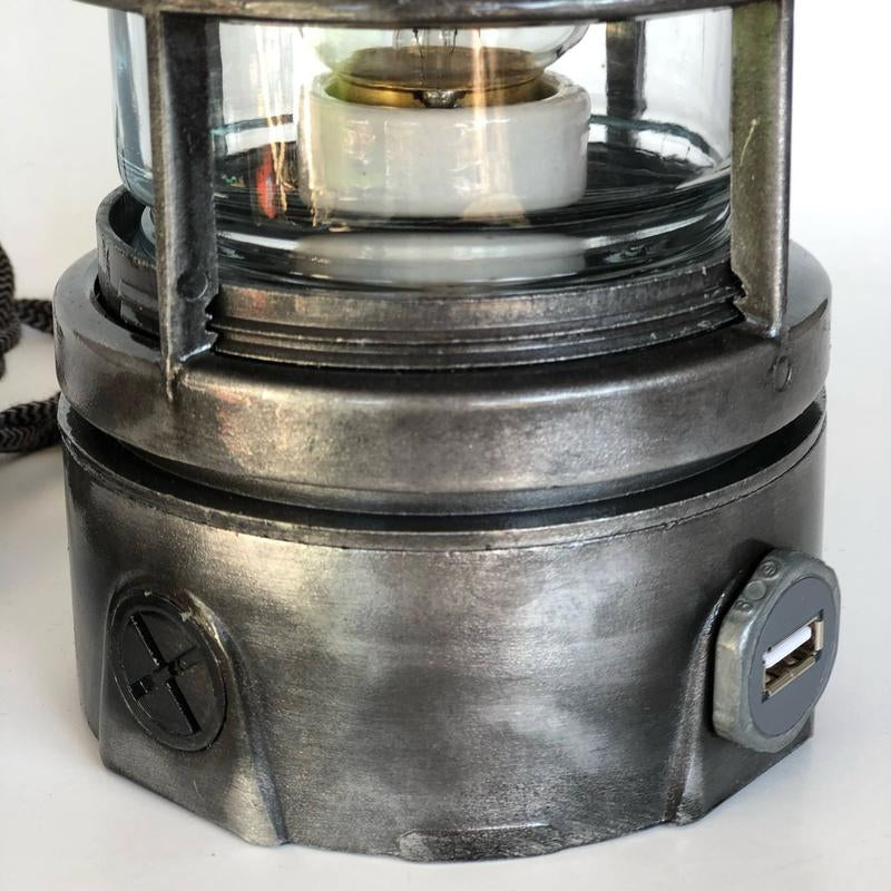 Industrial Cage Lamp - Perfect for Any Home Decor
