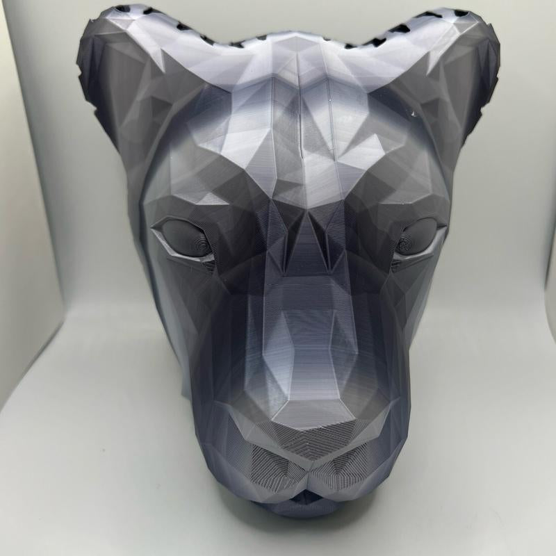Lion Wall Light Home Decor 3D Printed Nightlight